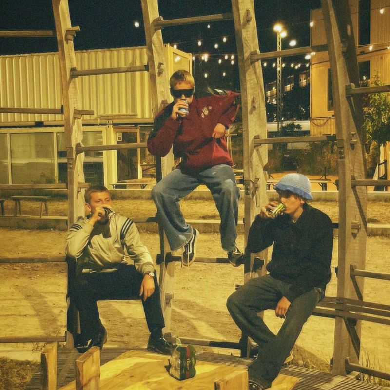 Three Shitting Birds