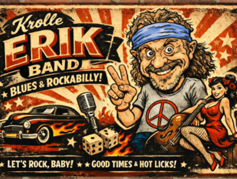 Ekstrakoncert: Krølle Erik BAND i Musikcaféen