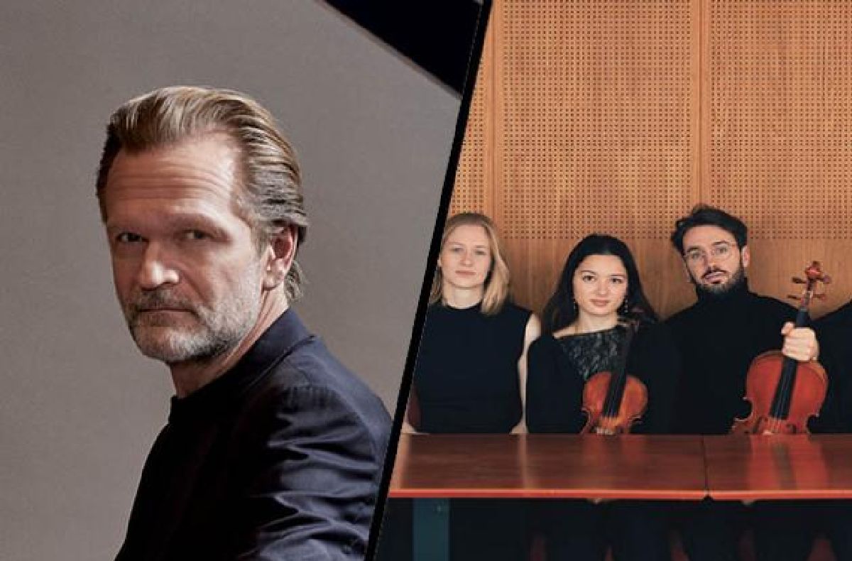 HOLLYWOOD: Sebastian Knauer (DE) og NOVO Kvartetten (DK)