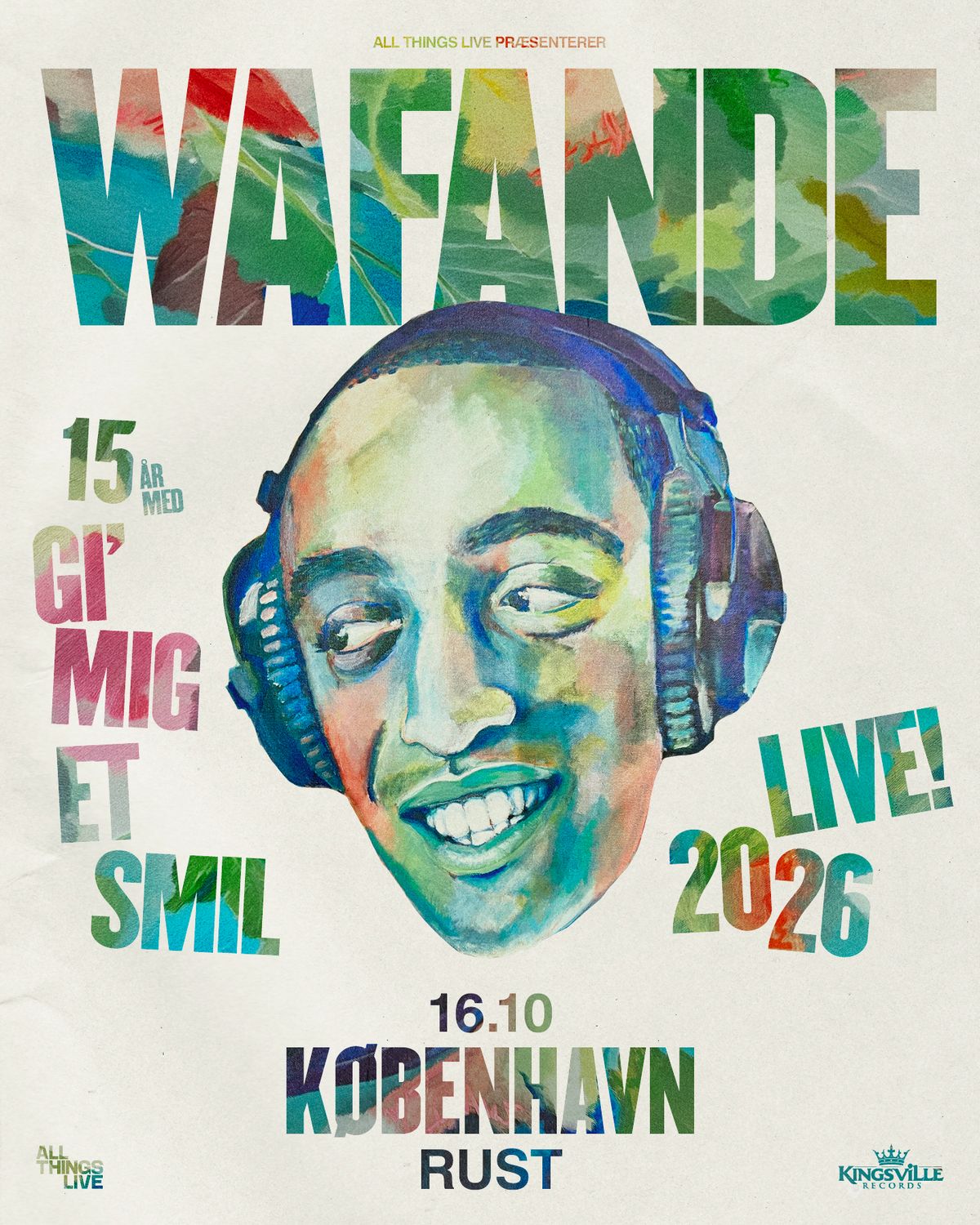WAFANDE – GI’ MIG ET SMIL – JUBILÆUMSTOUR 2026
