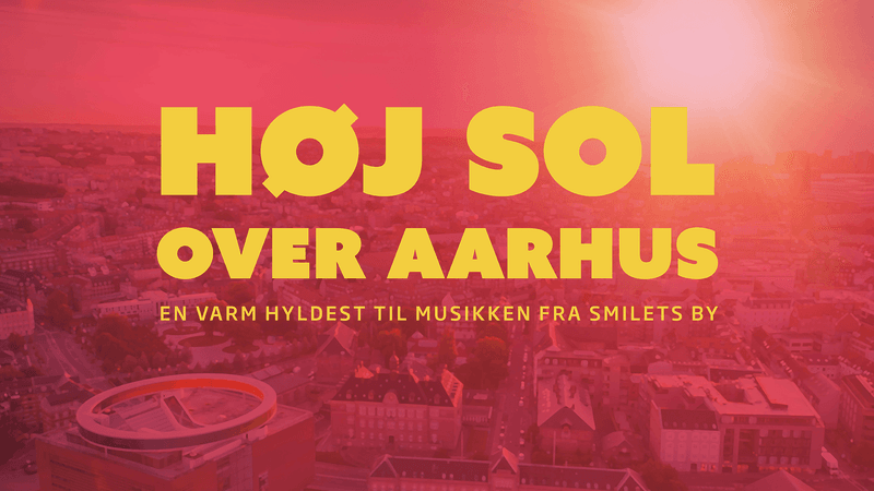 Høj sol over Århus