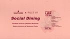 Social Dining – Walthers x Postyr inkl. Koncert: Stine Klingsten (support: Laura Bugtrup)
