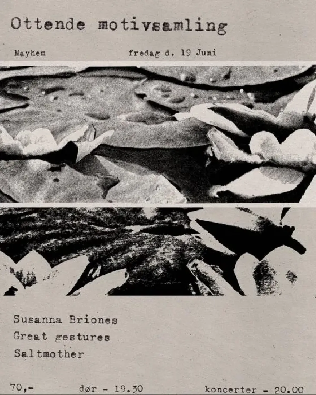 Susanna Briones + Great gestures + Saltmother