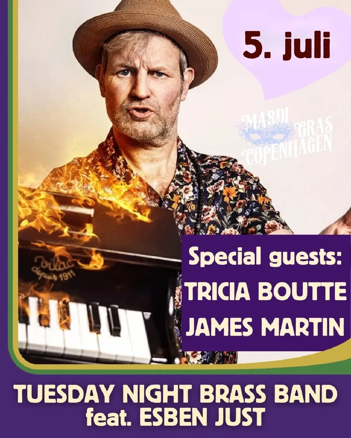 Tuesday Night Brass Band feat. Esben Just, Tricia Boutte & James Martin