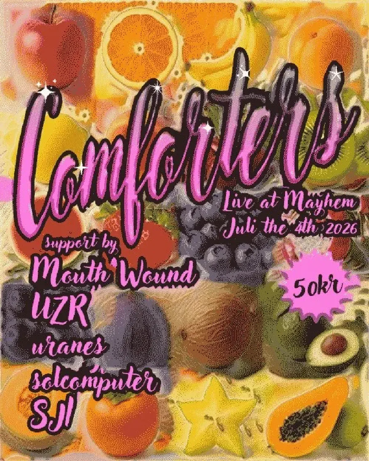 Comforters + Mouth Wound + UZR + uranes + solcomputer + SJI