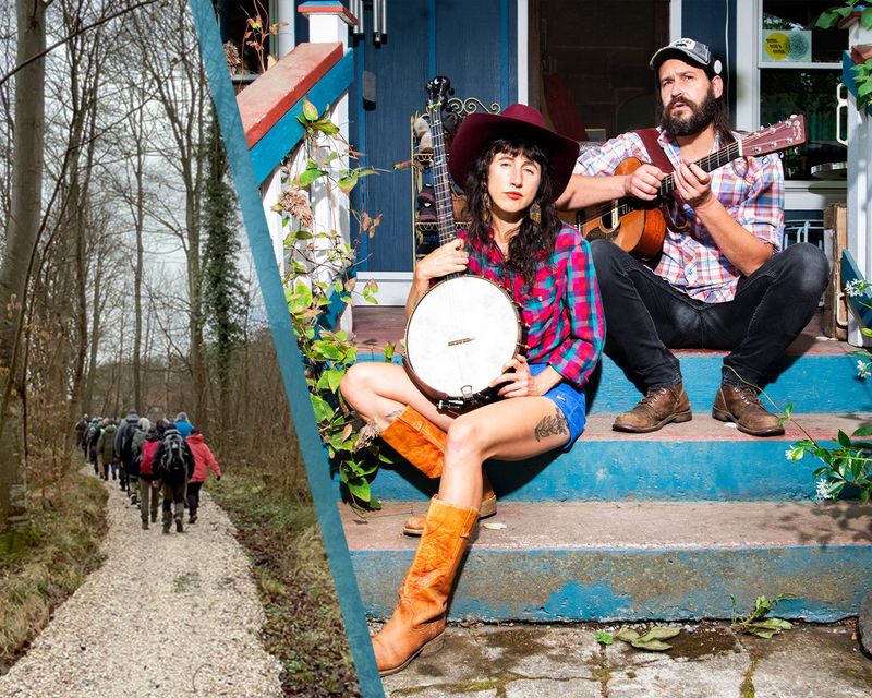 Vandrekoncert ved Langå