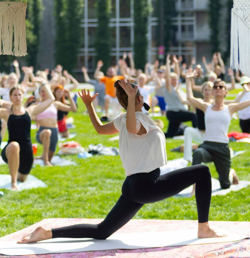 Jazzyoga i Musikhusparken