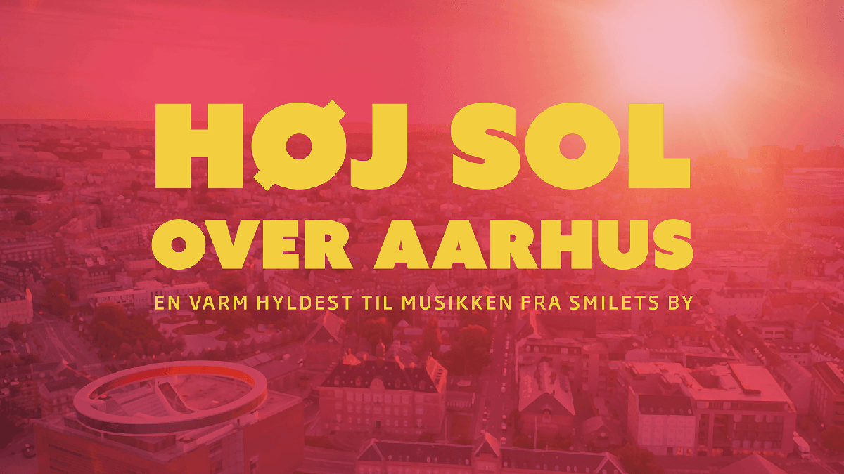 Høj sol over Århus