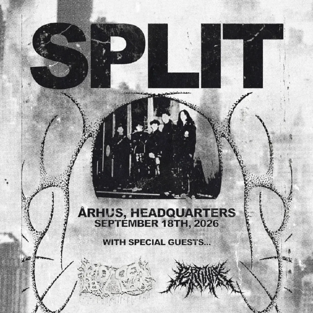 SPLIT + Special Guests: Rådden Rektalvæske + Pertinax